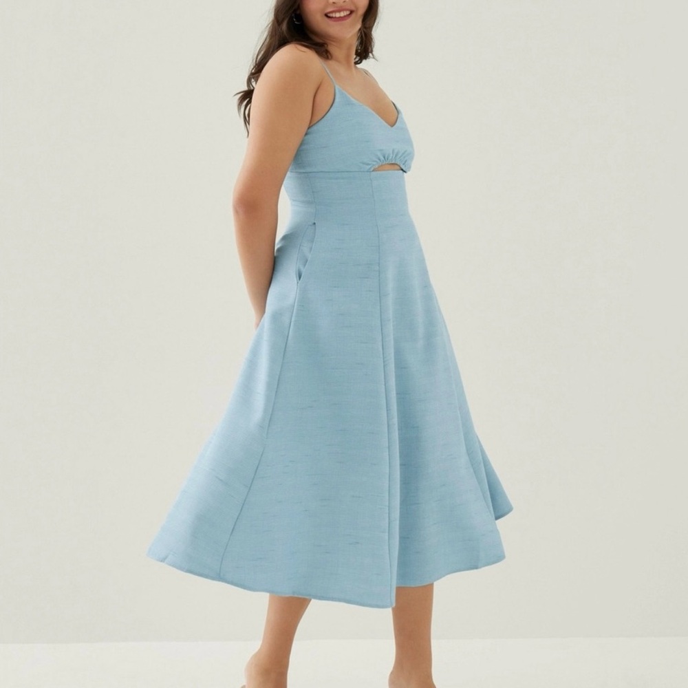 Love Bonito Blue Midi Dress